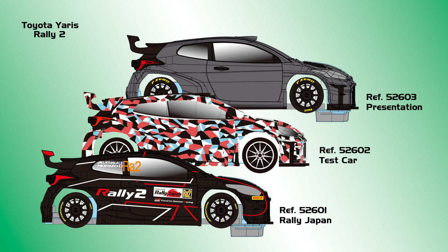 Avant Slot 52602 - PRE-ORDER NOW!!! - Toyota Yaris Rally 2 - '24 Test Car Colour