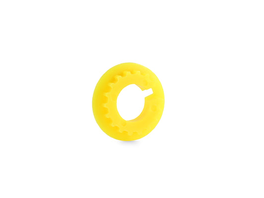 Slot.it CH101 - Pulley for 4WD System - 18T - Yellow Plastic - 2 pieces