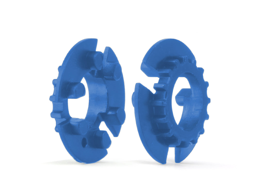 Slot.it CH107 - Pulley for 4WD System - 16T - Blue Plastic - 2 pieces