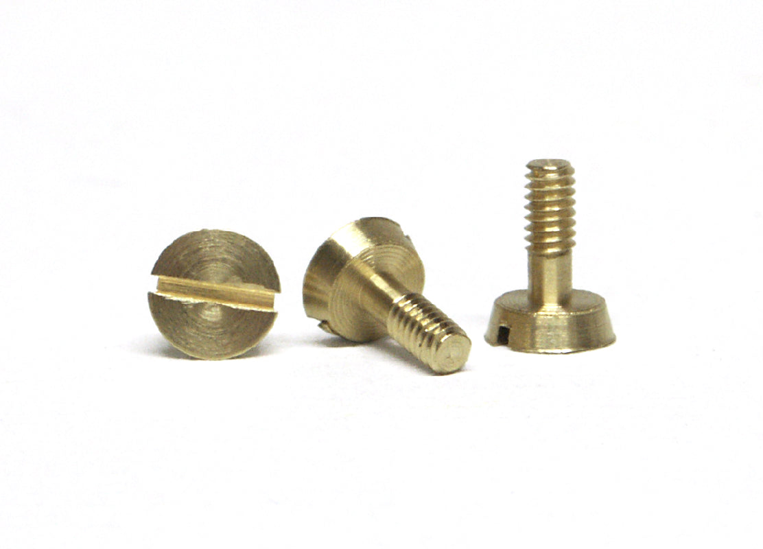 Slot.it CH54B - Brass Screws - 2.2 x 5.3mm - Big Head - Tapered - pack of 10