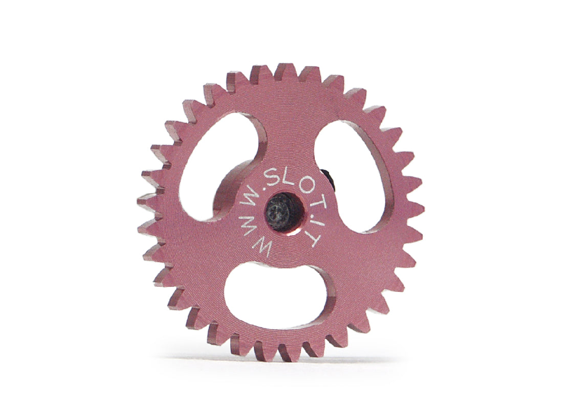 Slot.it GS1833 - Sidewinder Spur Gear - 33T - Lightweight Ergal - 18mm diameter