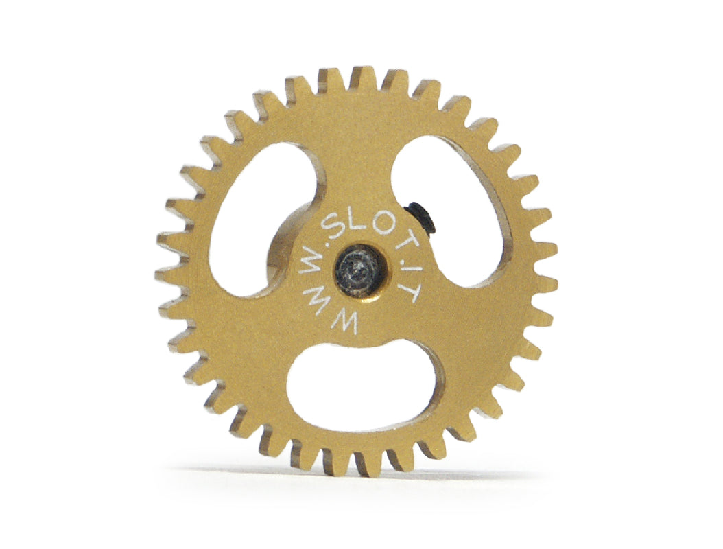 Slot.it GS1835 - Sidewinder Spur Gear - 35T - Lightweight Ergal - 18mm diameter