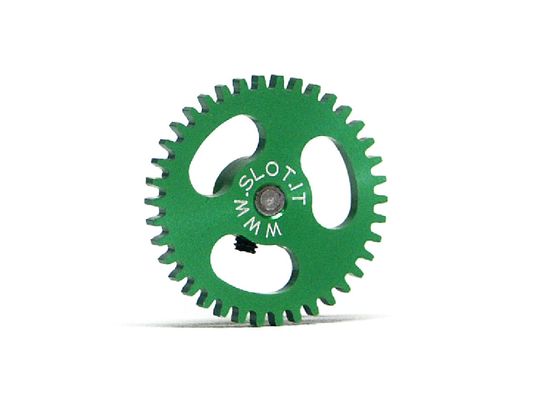 Slot.it GS1938 - Sidewinder Spur Gear - 38T - Lightweight Ergal - 19mm diameter