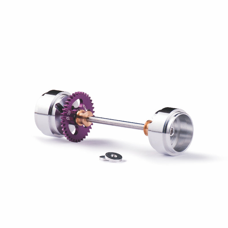 Slot.it KK04C - Axle Assembly Starter Kit - Sidewinder - 36T - 17.3 x 9.75mm Wheels