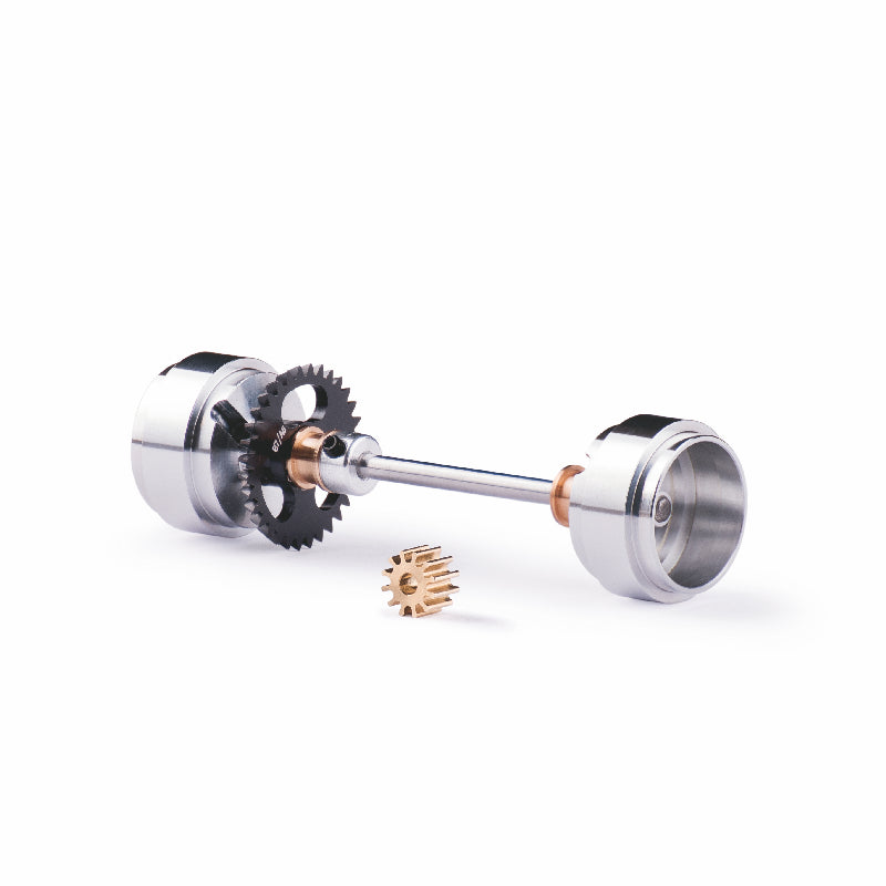 Slot.it KK09D - Axle Assembly Starter Kit - Anglewinder - 12T/32T - 17.3 x 9.75mm Wheels