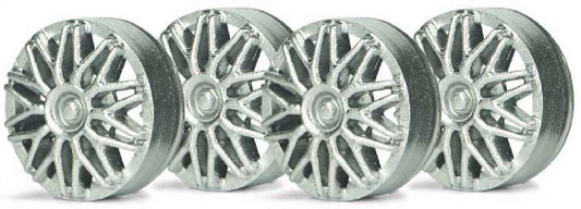 Slot.it PA03S - Wheel Inserts - BBS type - Silver - for 15.8mm wheels - pack of 4