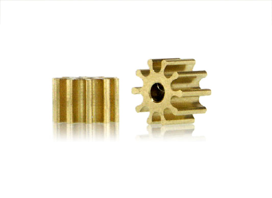 Slot.it PI5510O15 - Brass Pinions - 10T - 5.5mm - for 1.5mm shafts - pair