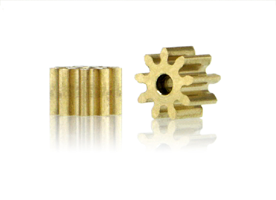 Slot.it PI559O15 - Brass Pinions - 9T - 5.5mm - for 1.5mm shafts - pair