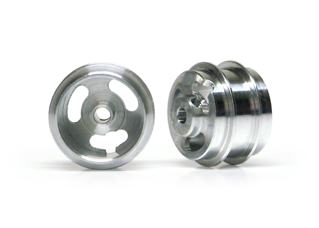 Slot.it W15810215AF - Aluminum Wheels - 15.8 x 10mm Short Hub - Double Shoulder - pair