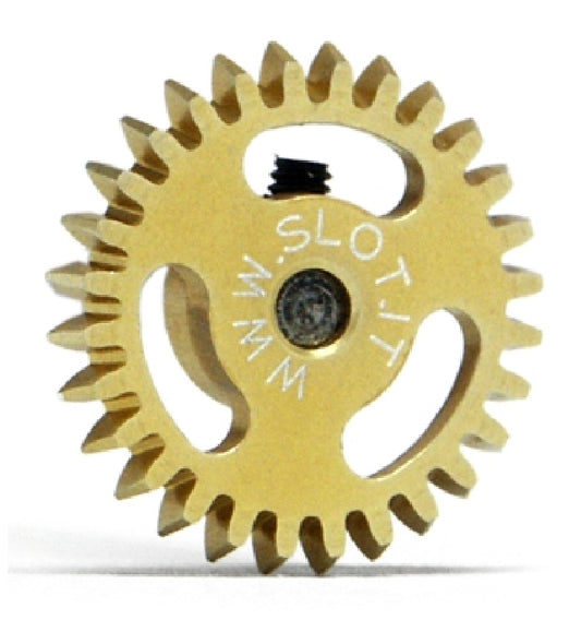 Slot.it GA1628E - Anglewinder Gear - 28T - Lightweight Ergal - 16mm diameter