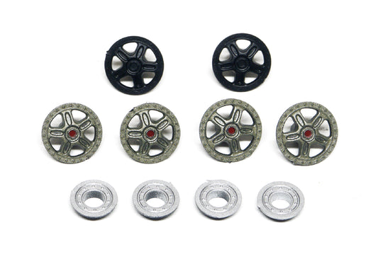 Slot.it PA48 - Wheel Inserts - Toyota 88C type - for 15.8/16.5mm wheels - pack of 6