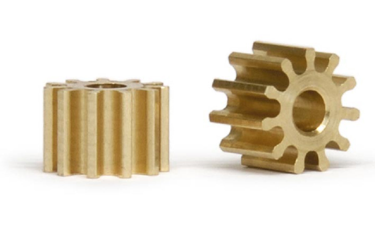 Slot.it PI6711O - Brass Pinions - 11T - 6.75mm - pair - Anglewinder